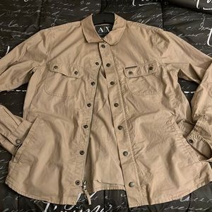 Armani Exchange Medium Zip Up Button Up